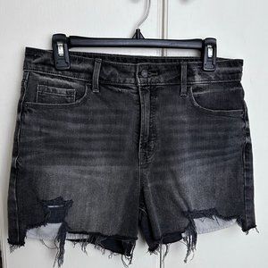 Old Navy Womens 8 Distressed Black Cut off Shorts